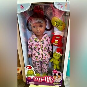 My Life as Grinch 4 Piece Pajama Doll Set 2024